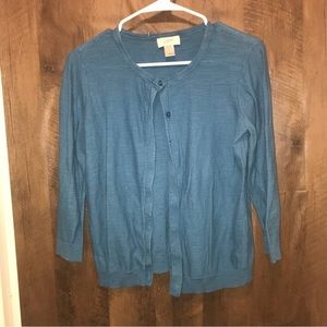 𝅺loft factory button down sweater